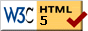 Valid HTML 5!